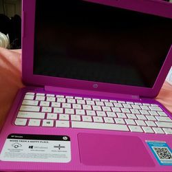 Hot Pink Mini Hp laptop computer