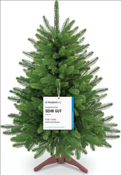 Pure Living Artificial Christmas Tree 90cm, Lifelike Dense Branches w/Stand