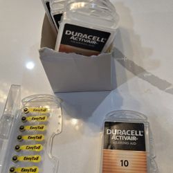 New Hearing Aids Batteries - Sz 10, 12 Pkg