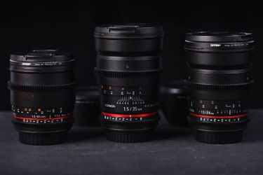 ROKINON EF (Canon) Mount 3 Lens Kit