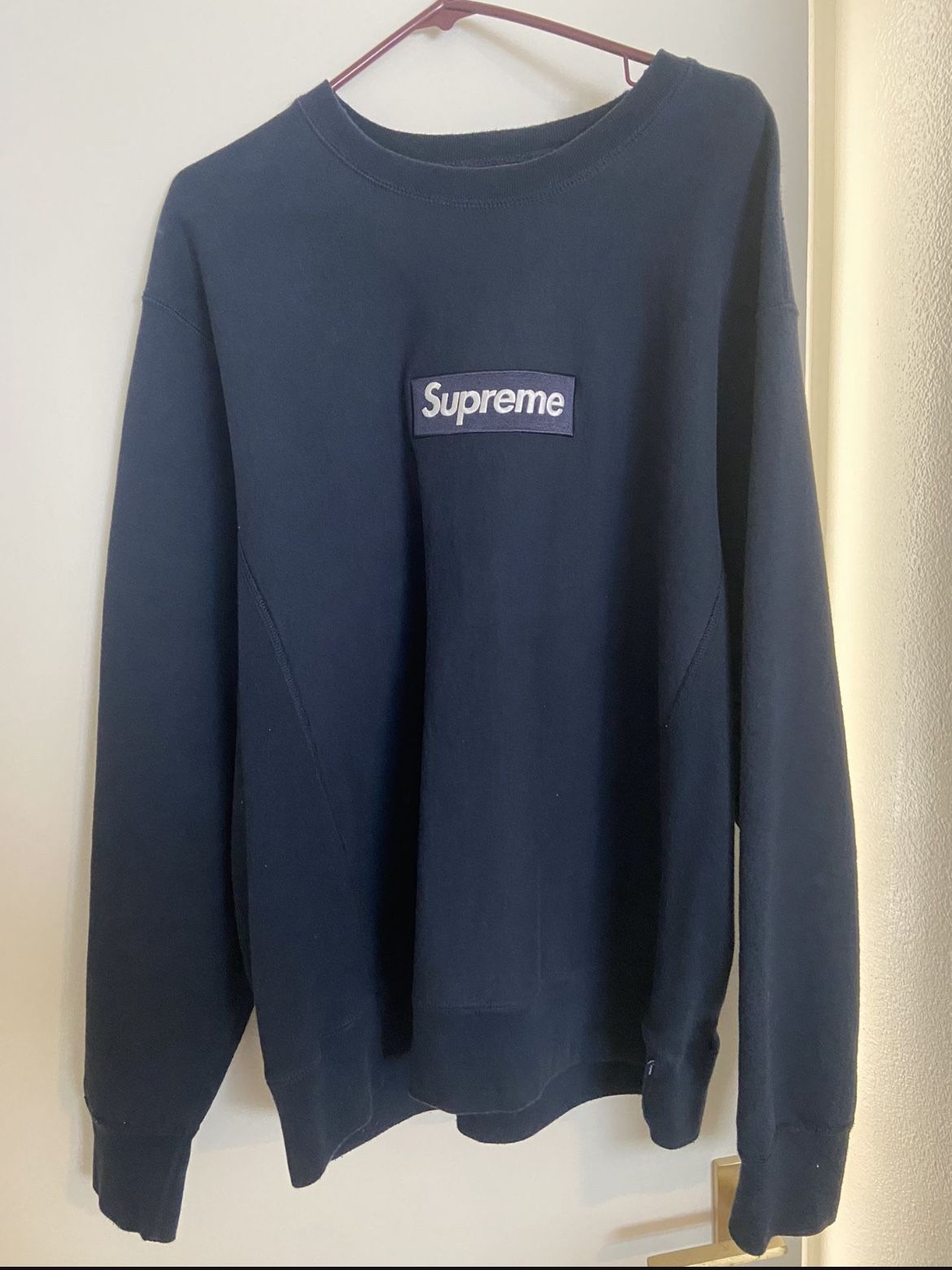 Supreme Navy Crewneck