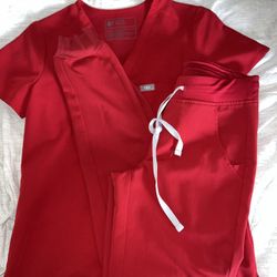 XXS Figs Catarina One-Pocket Scrub Top Zamora Jogger Scrub Pants