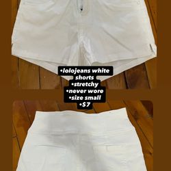 lolojeans white shorts