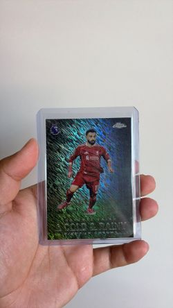 Topps Chrome Mohamed Salah A Cold and Rainy Night in Chrome SSP