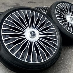 21" Mercedes Benz  Wheels Maybach W223 S63 S580 S680 S560 AMG Tires