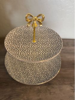 2 Tier Tray Party Platter New