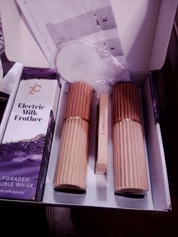Salt and pepper grinder also electric milk frother