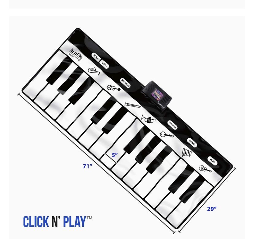 Click N' Play Gigantic Keyboard Play Mat