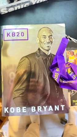 Kobe's last game commemorative and lanyard