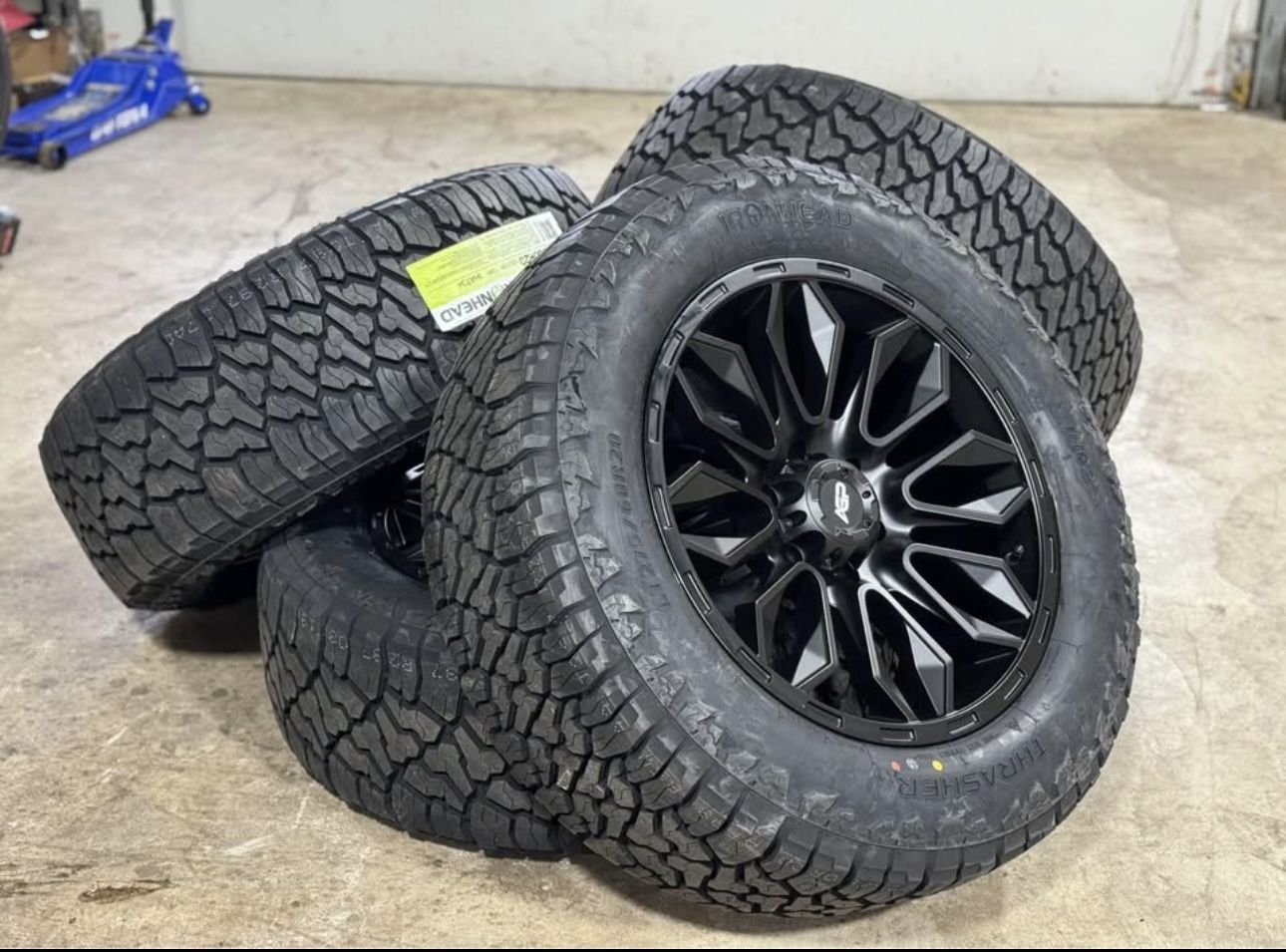 20 inch AGP wheels rims 33 AT Tires Silverado Tahoe Sierra Yukon Escalade 275/60/20