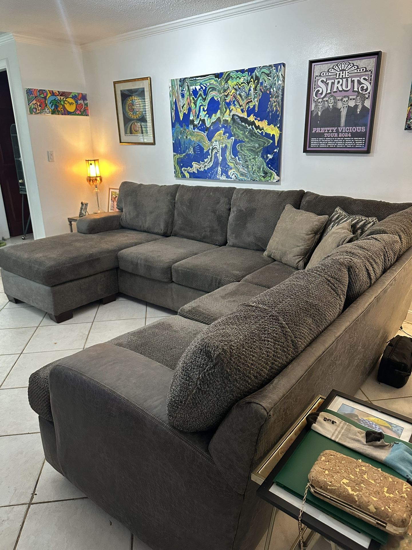 Gray Sectional Sofa