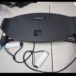 Merach Balancing Machine, which functions as an indoor ski training simulator.