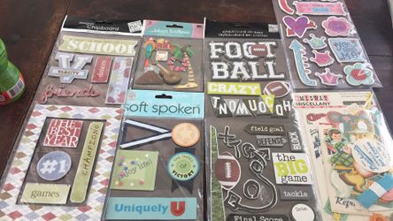 Scrap booking stuff
