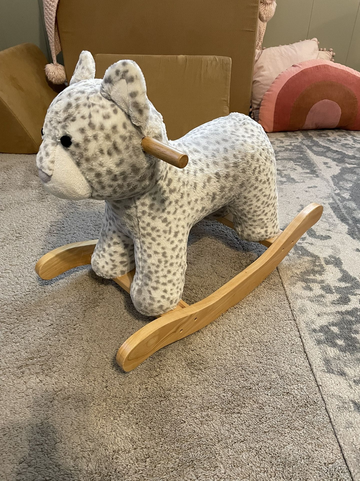 Snow Leopard Rocker - Pottery Barn Kids