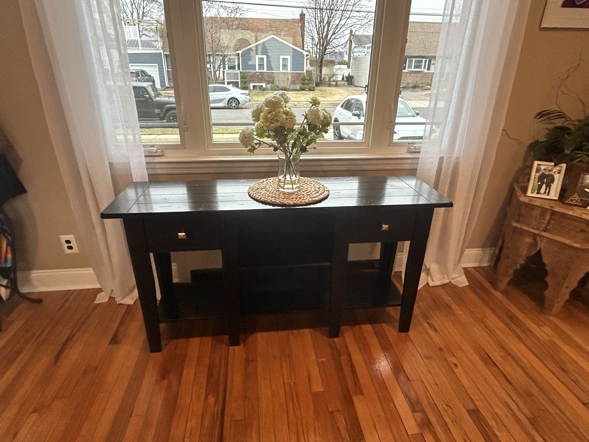 Console Table With 2 Drawers