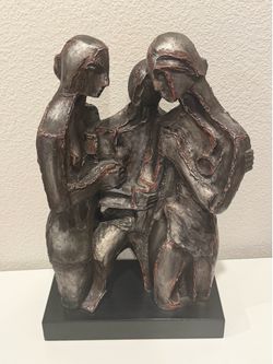Vintage 1968 Austin Productions “Three Sisters” Brutalist Sculpture