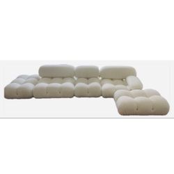 Bouclé Camaleonda Sectional In The Style Of Mario Bellini (5 Pieces)