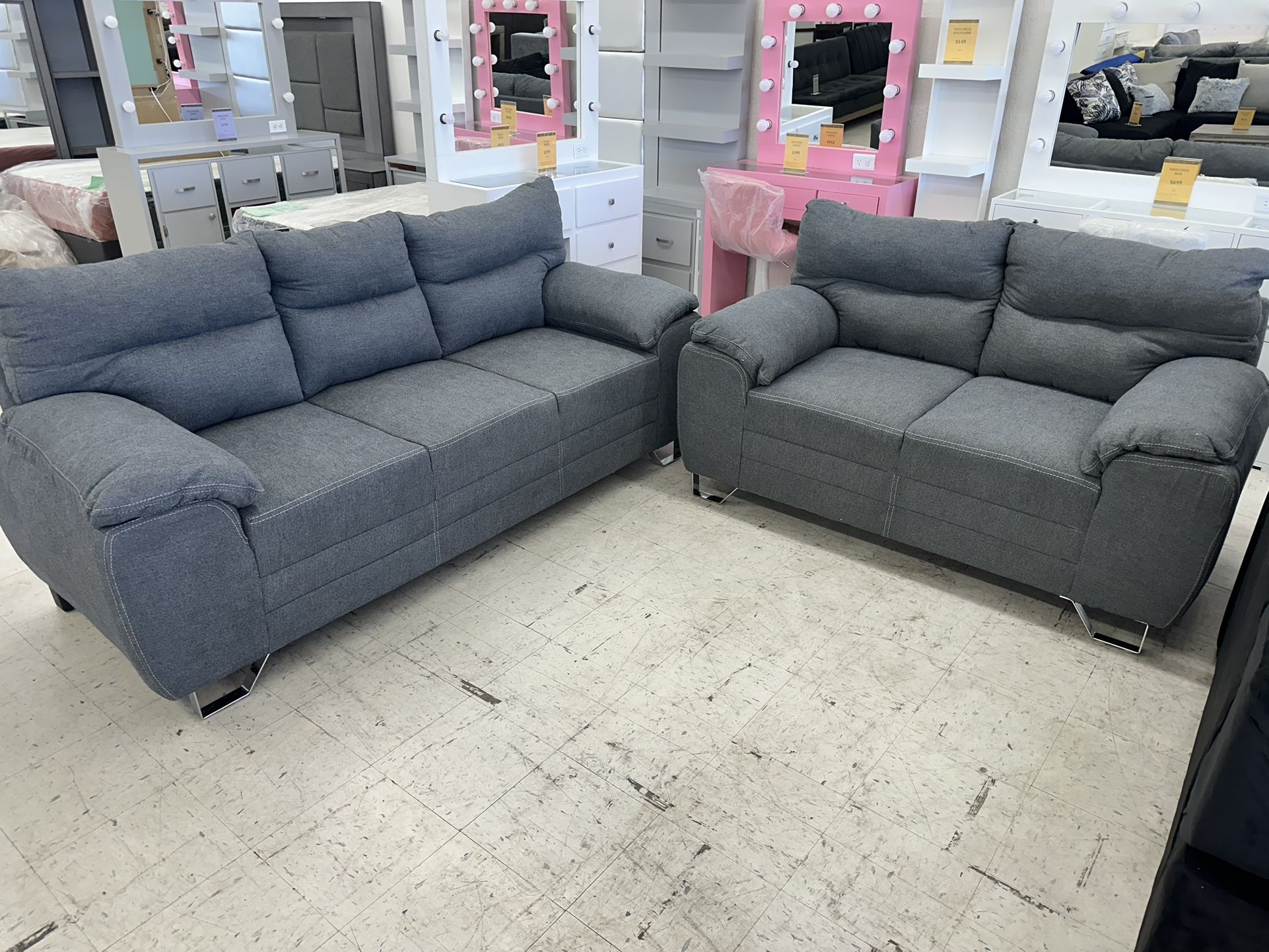 New Grey Sofa And Love Seat,New Products : American Fashion Style Bags On Sale