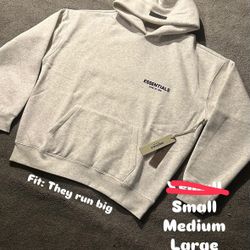 Fear of God ESSENTIALS Light Oatmeal Hoodie