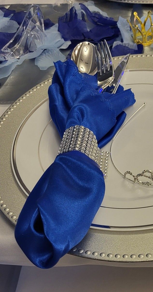 Blue Napkins