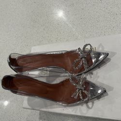Amina Muaddi Rosie Glass Pump