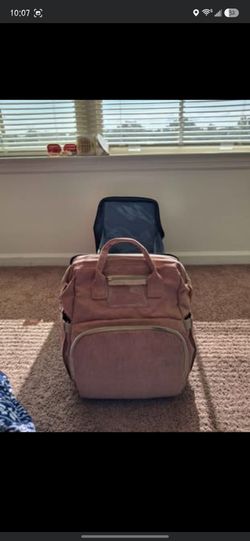 3 in 1 diaper bag with portable bassinet