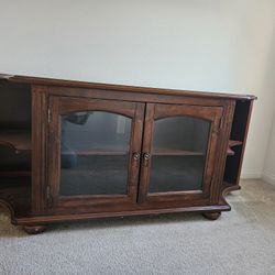 Large Wood TV Stand