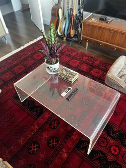 Vintage Acrylic Coffee Accent Table