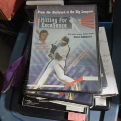 DVD For Baseball Instructional "Hitting For Excellence"