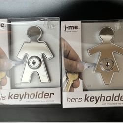 His and her key holders. 