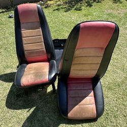 Jeep Cj7 Front Seats With Seat Frames 76-86