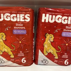 Huggies Baby Diaper Size 6 both x $15