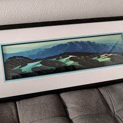 Eyvind Earle "3 Fields and a Mountain"