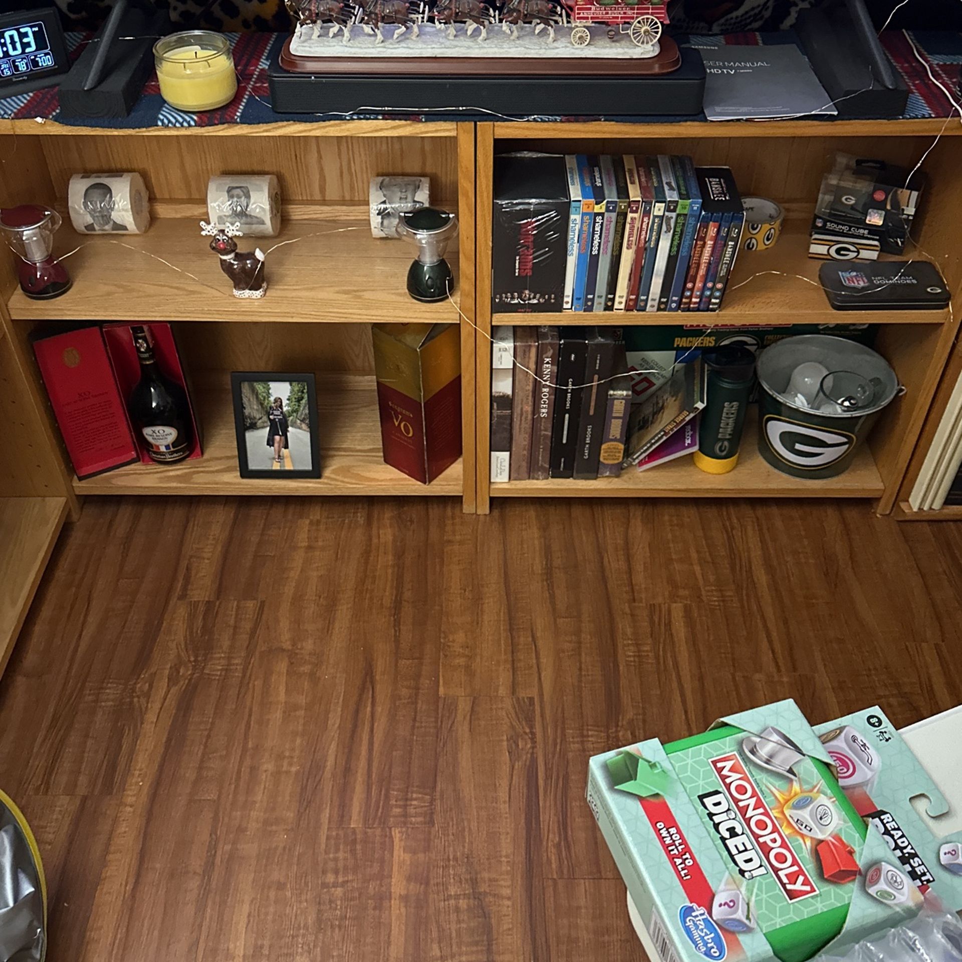 Hardwood Shelves all 4