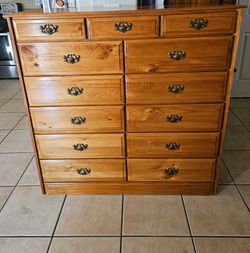 Solid Wood Knotty Pine Dresser
