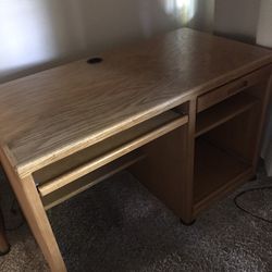 Oak Desk 4 ft x  2 ft