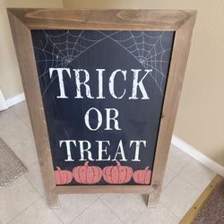 Large Halloween/Fall Sign Decor