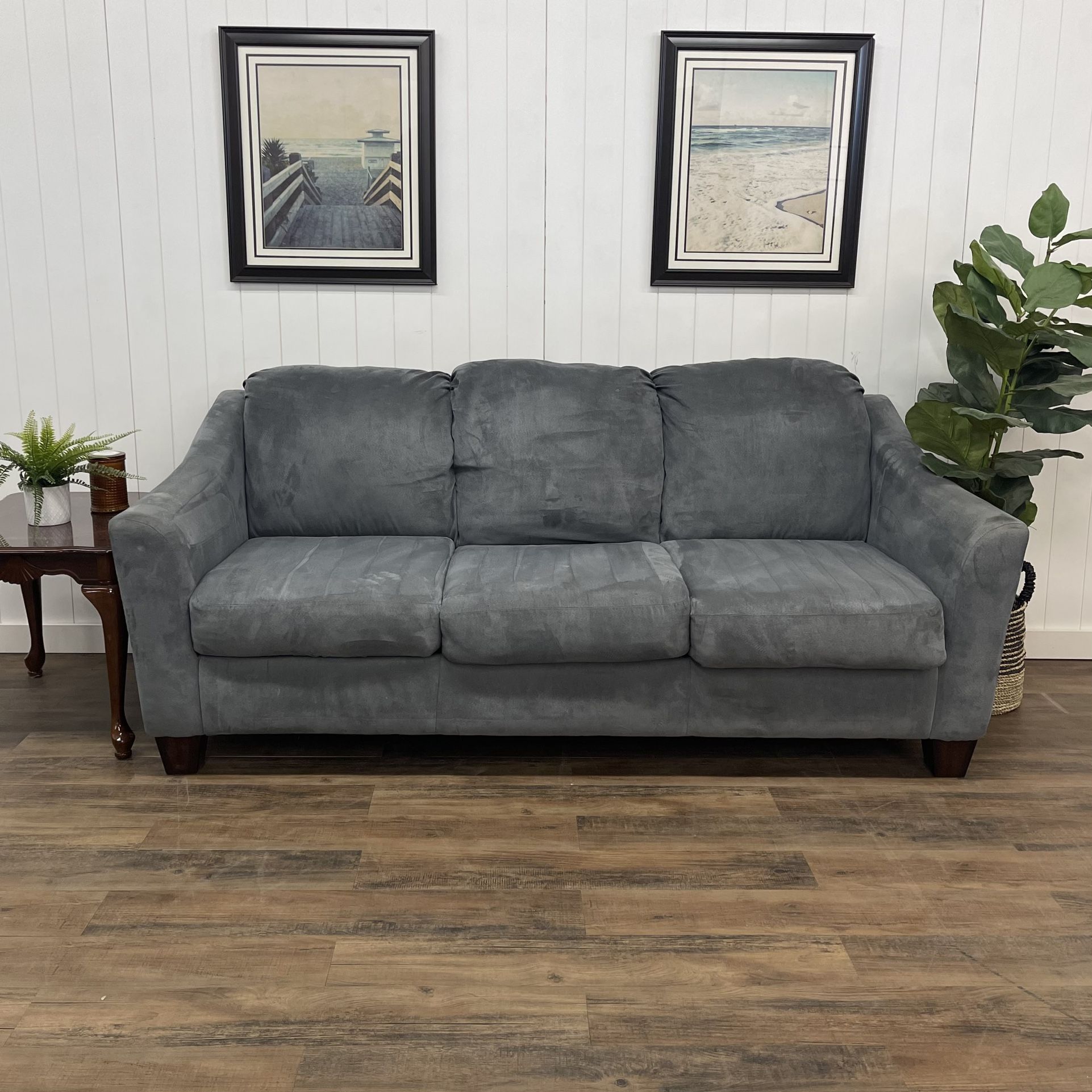 Ashley Furniture Blue/Gray Couch. Free Delivery! for Sale in Dallas, TX