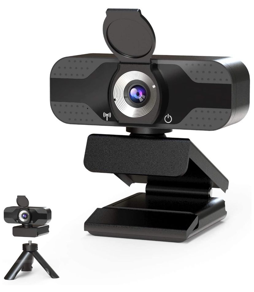 Webcam HD 1080P with Stereo Microphone for Laptop Desktop Computer USB Cameras Video Web Cam Pro Streaming Webcams for R