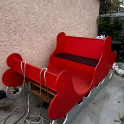 Wooden Santa Sleigh 
