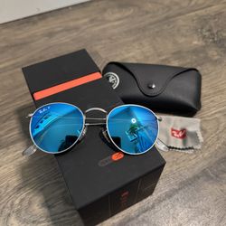 Ray-Ban Round Metal Polarized Sunglasses – Like New 