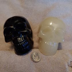 Hand Poured Resin Skulls 