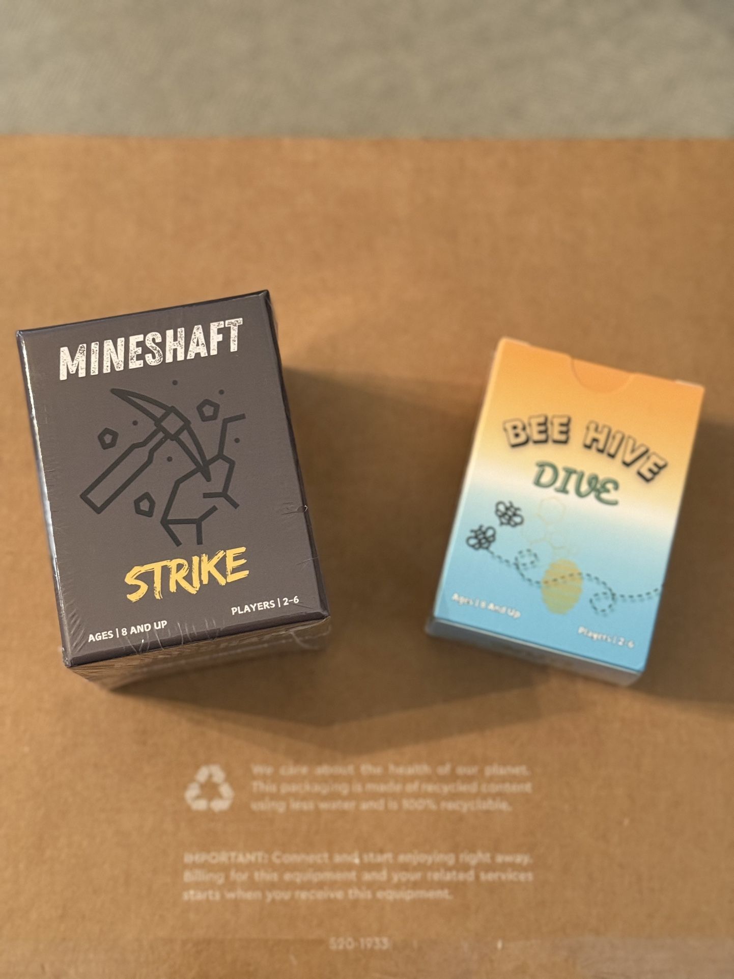 New Card Games - MineShaft Strike & Bee Hive Dive