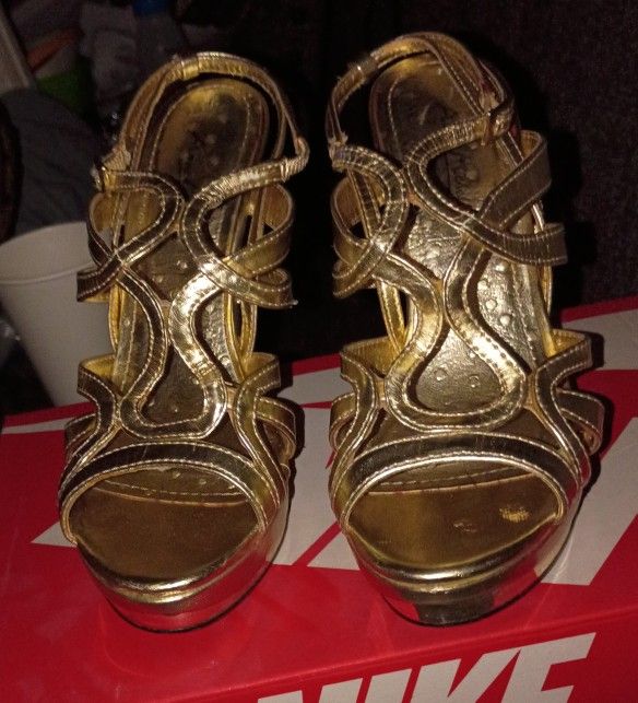 Gold Heels