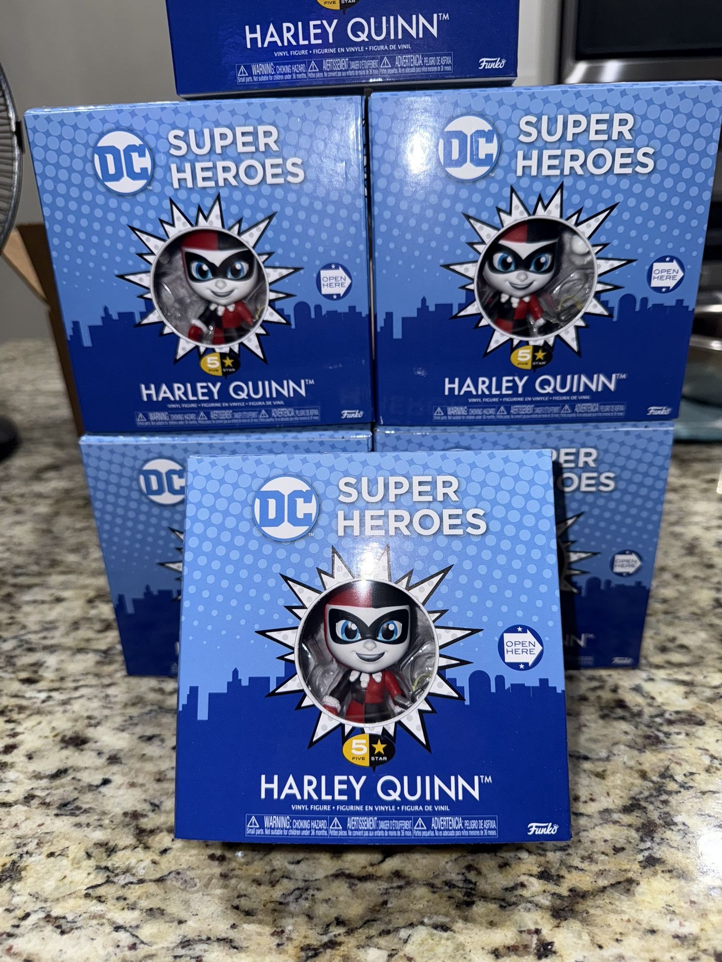 Funko - 5 Star DC Super Heroes Harley Quinn Vinyl Figure. B-6