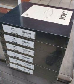 Ikea Lack Wall Shelf, 11-3/4", Black  Price Is Per Each!