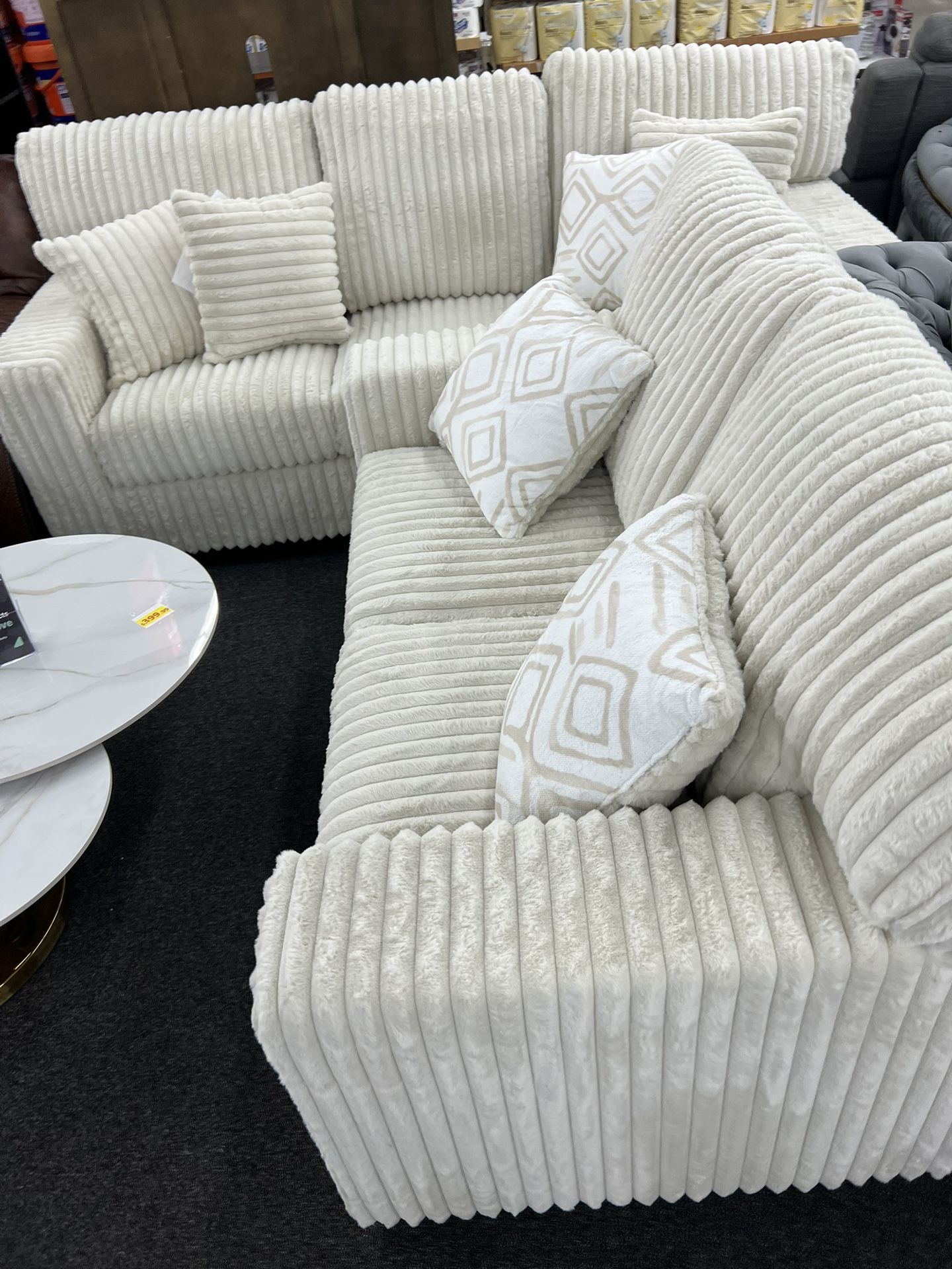 Stunning Stylish Cozy Couch And Loveseat!