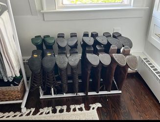 White Boot rack