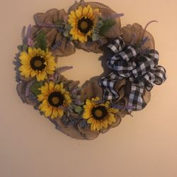 Sunflower Wreath