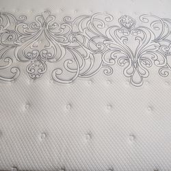 Sealy Ki,ng mattr,ess 15 inch, Hybrid, Plush Euro Pillowtop.